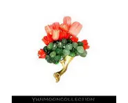 Buquet de coraux et quartz aventurines