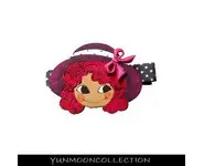 Barrette fillette en chapeau violet