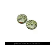 2x Pierre semi-précieuses Spot Jade