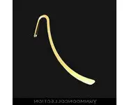 Marque-page en plaque Or