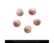 2x rhodochrosite en perle naturelle