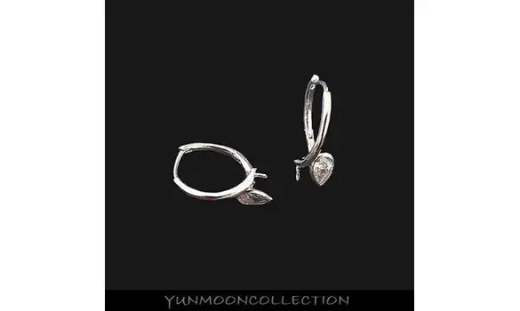 Boucles d'oreilles dormeuses plaqué OR