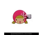 Barrette fillette en bonnet rose