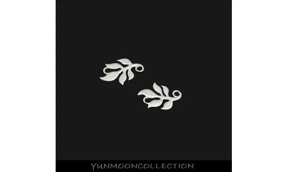 2x feuilles de germes argent OR