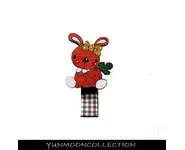 Barrette lapin avec une carotte