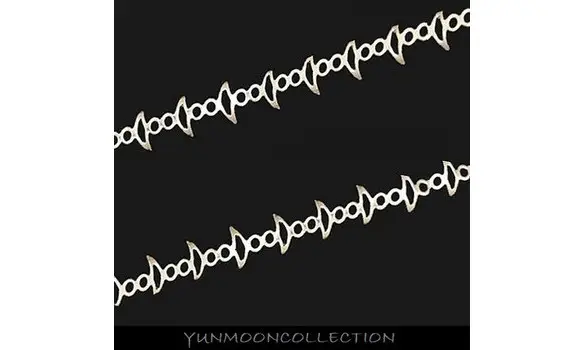 Fil de lunette plaqué argent OR 25cm