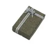 4x boîtes cadeau en couleur kaki