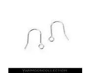 2x paire de crochet en plaqué OR 92.5%