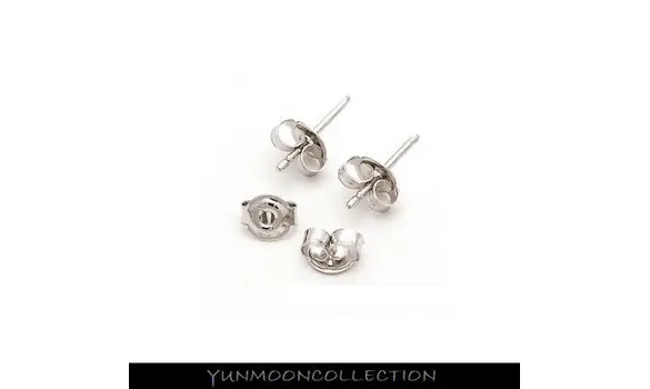 2x fermoir papillon en argent 925