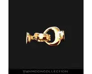 Fermoir en cœur replier plaqué Or