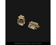 Zirconium boîte-cadeau en plaqué Or