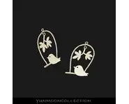 Pendentif un petit oiseau plaqué OR