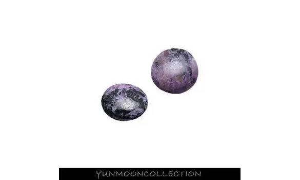 Charoïte motif naturel en couleur violet