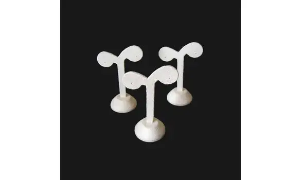 Présentoir boucles d'oreilles en suède