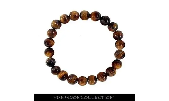 Bracelet en perle d'œil de tigre 8mm