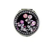 Miroir en nacre de chrysanthème