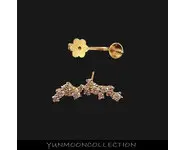 BO voie lactée de lobe plaqué Or