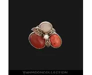 Bague en 3 pétalesl de fleur de agates