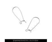 Crochets BO plaquer OR sur argent 925