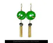 BO de jade verte donut et labradorite