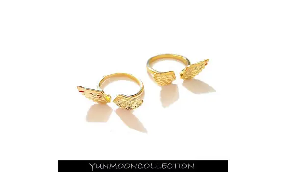 Bague réglable des ailes d'ange