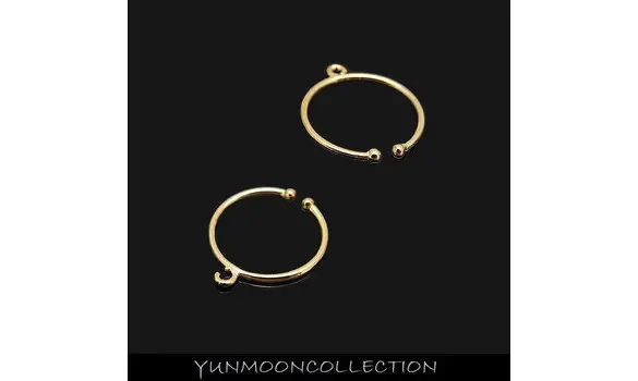 Support bague avec un anneau plaqué Or